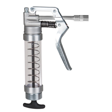 S-801CL Pistol Action Grease Gun Clear Tube